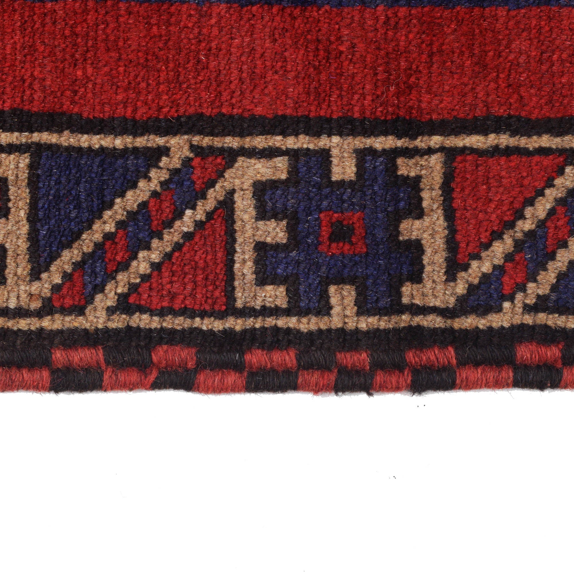 Soft Woven Afghan Prayer Rug 4.7x2.7 ft