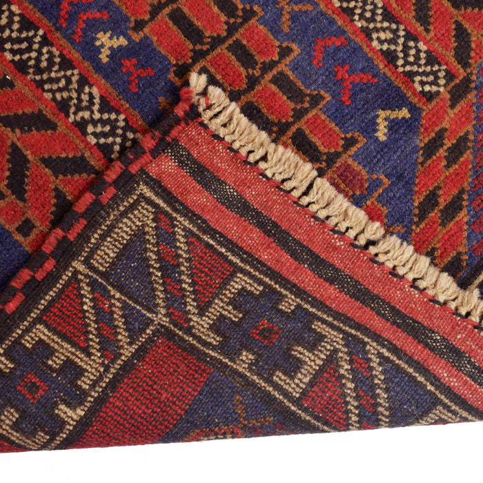 Soft Woven Afghan Prayer Rug 4.7x2.7 ft