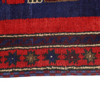Handcrafted Afghan Prayer Rug Design 4.9x3 ft