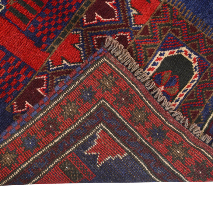 Handcrafted Afghan Prayer Rug Design 4.9x3 ft