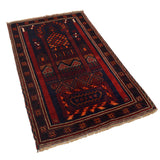 Premium Afghan Prayer Rug Weave 5.2x3.1 ft