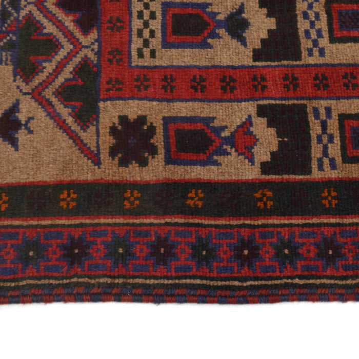 Prayer Rug Afghan Cultural Style 4.5x2.9 ft