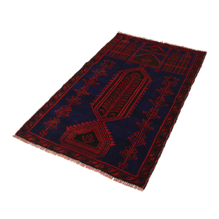 Afghan Artisan Handmade Prayer Mat 4.8x3 ft