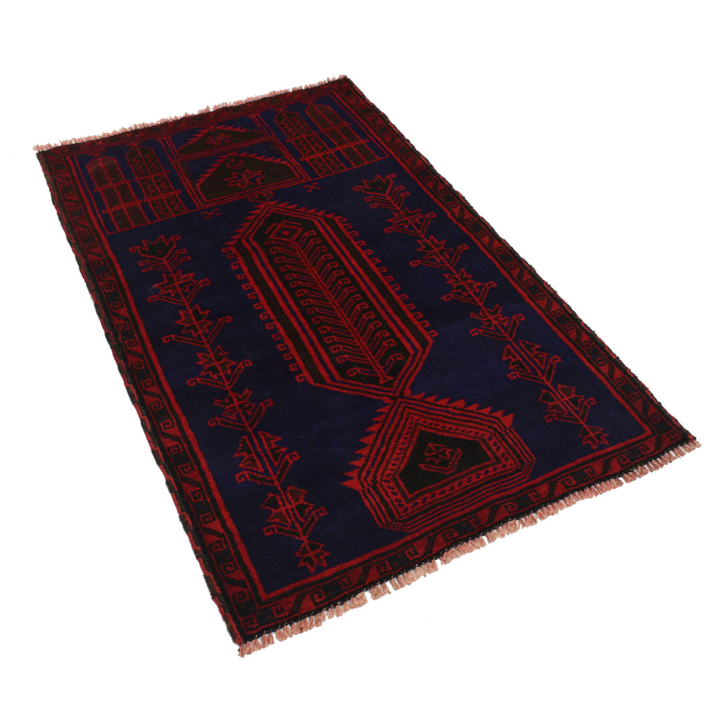 Afghan Artisan Handmade Prayer Mat 4.8x3 ft