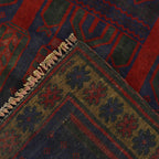 Handwoven Afghan Prayer Rug Design 4.3x3.2 ft