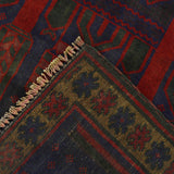 Handwoven Afghan Prayer Rug Design 4.3x3.2 ft