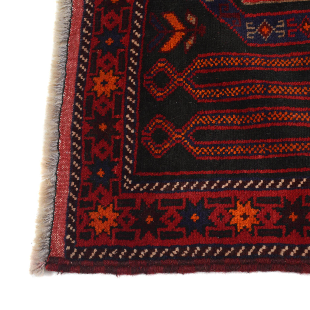 Prayer Mat Afghan Artisan Work 5.2x3.2 ft