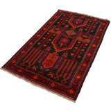 Prayer Mat Afghan Artisan Work 5.2x3.2 ft