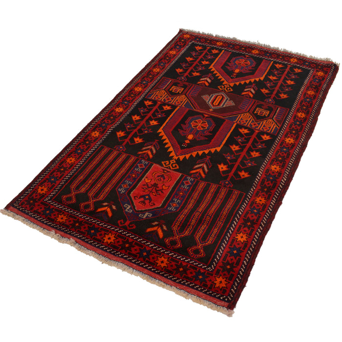 Prayer Mat Afghan Artisan Work 5.2x3.2 ft