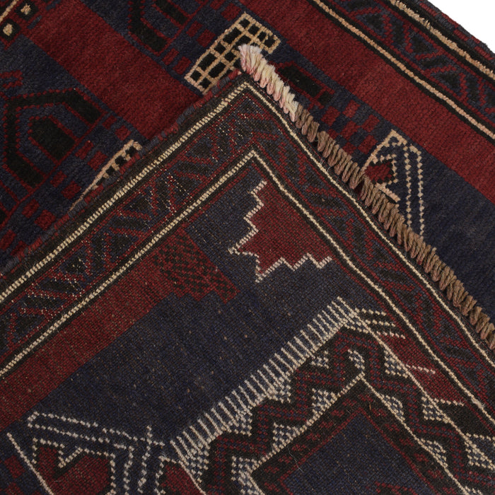 Prayer Rug Afghan Nomadic Craft 4.5x2.8 ft