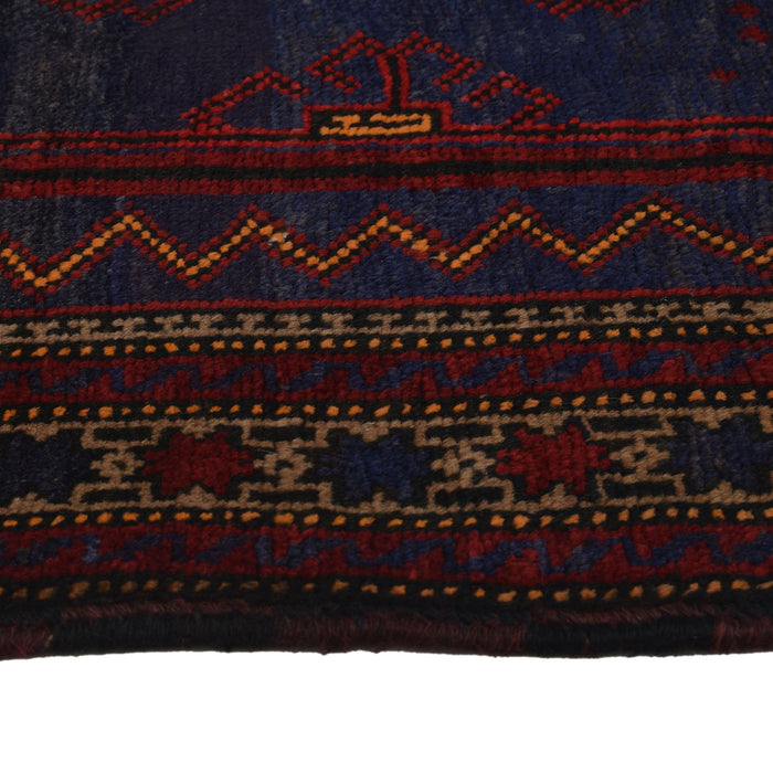 Afghan Handmade Prayer Mat Weave 5x2.8 ft