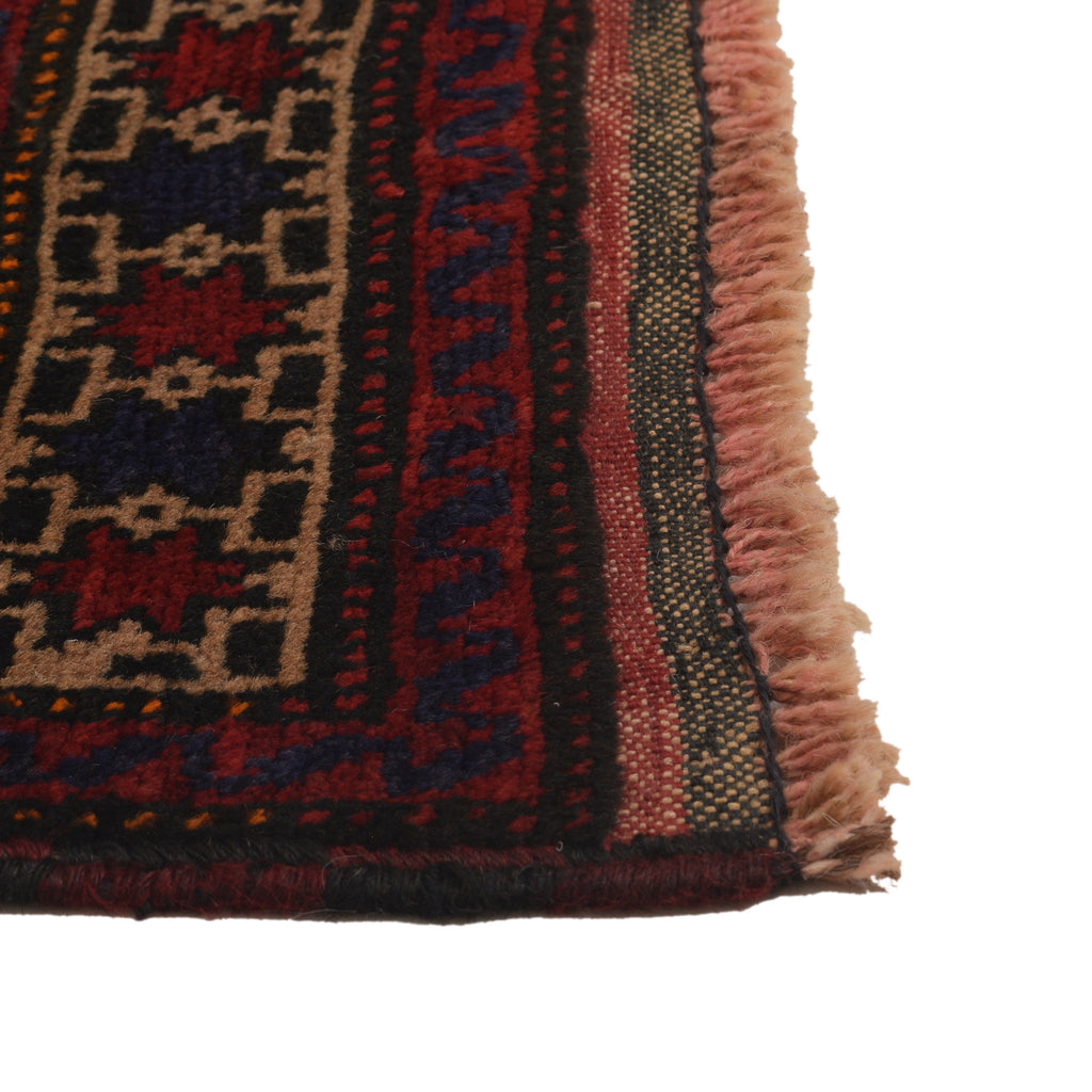 Afghan Handmade Prayer Mat Weave 5x2.8 ft