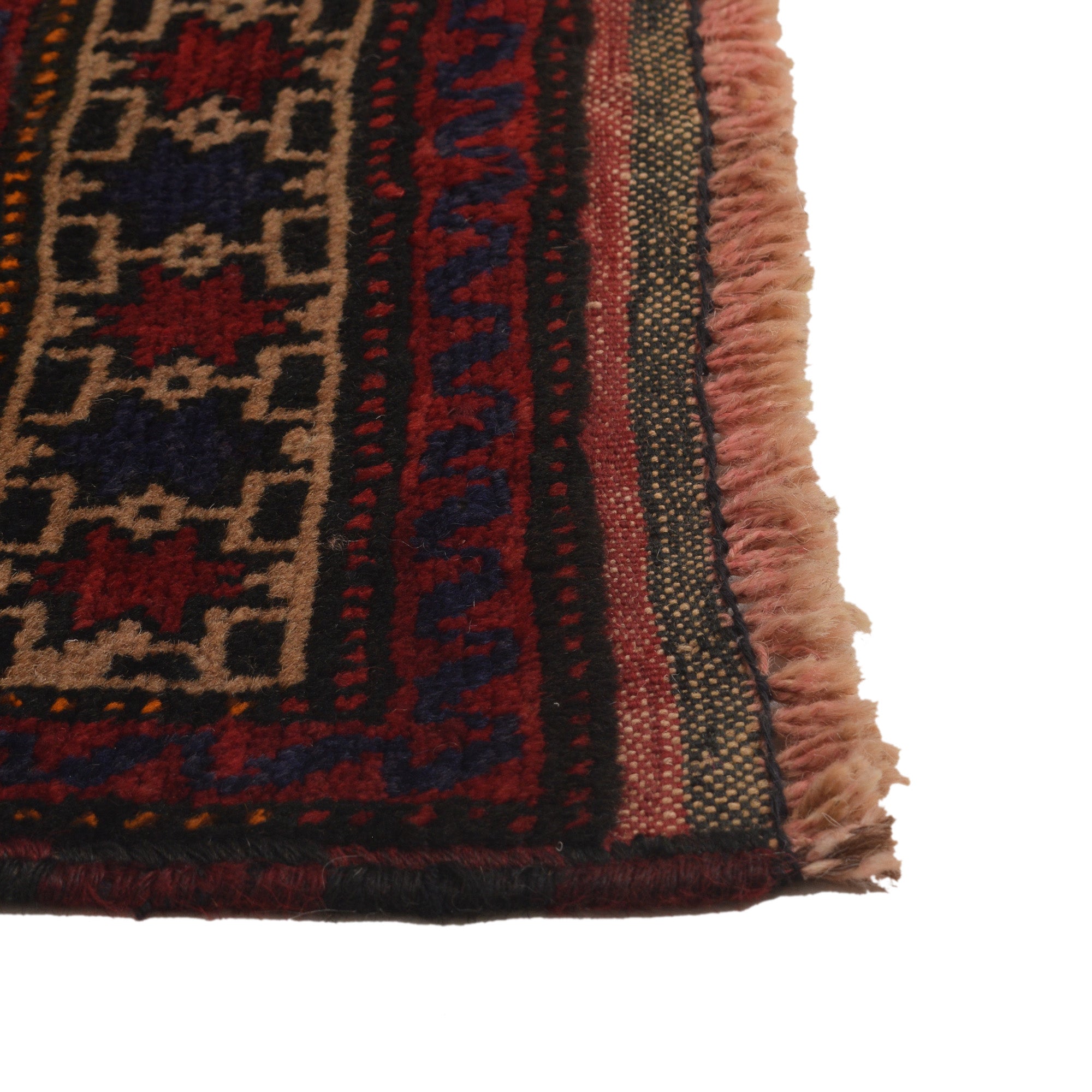 Afghan Handmade Prayer Mat Weave 5x2.8 ft