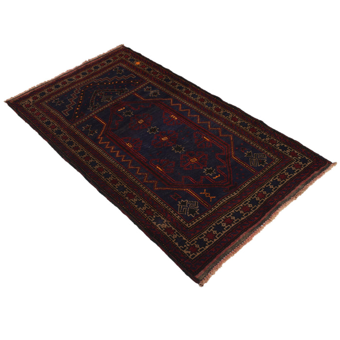 Afghan Handmade Prayer Mat Weave 5x2.8 ft