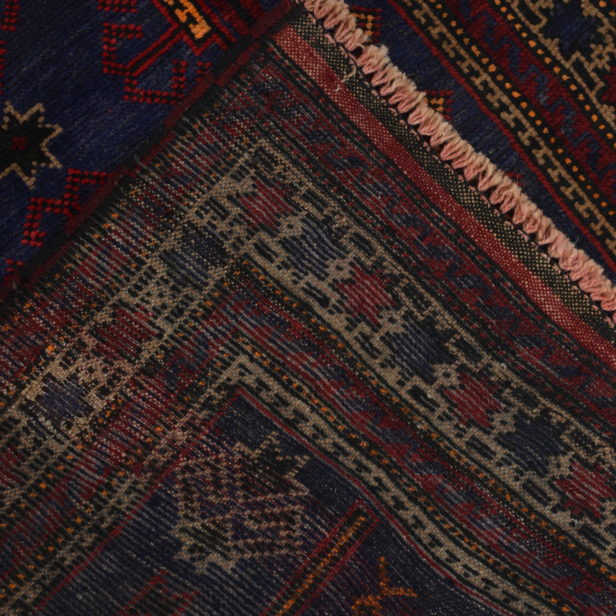 Afghan Handmade Prayer Mat Weave 5x2.8 ft