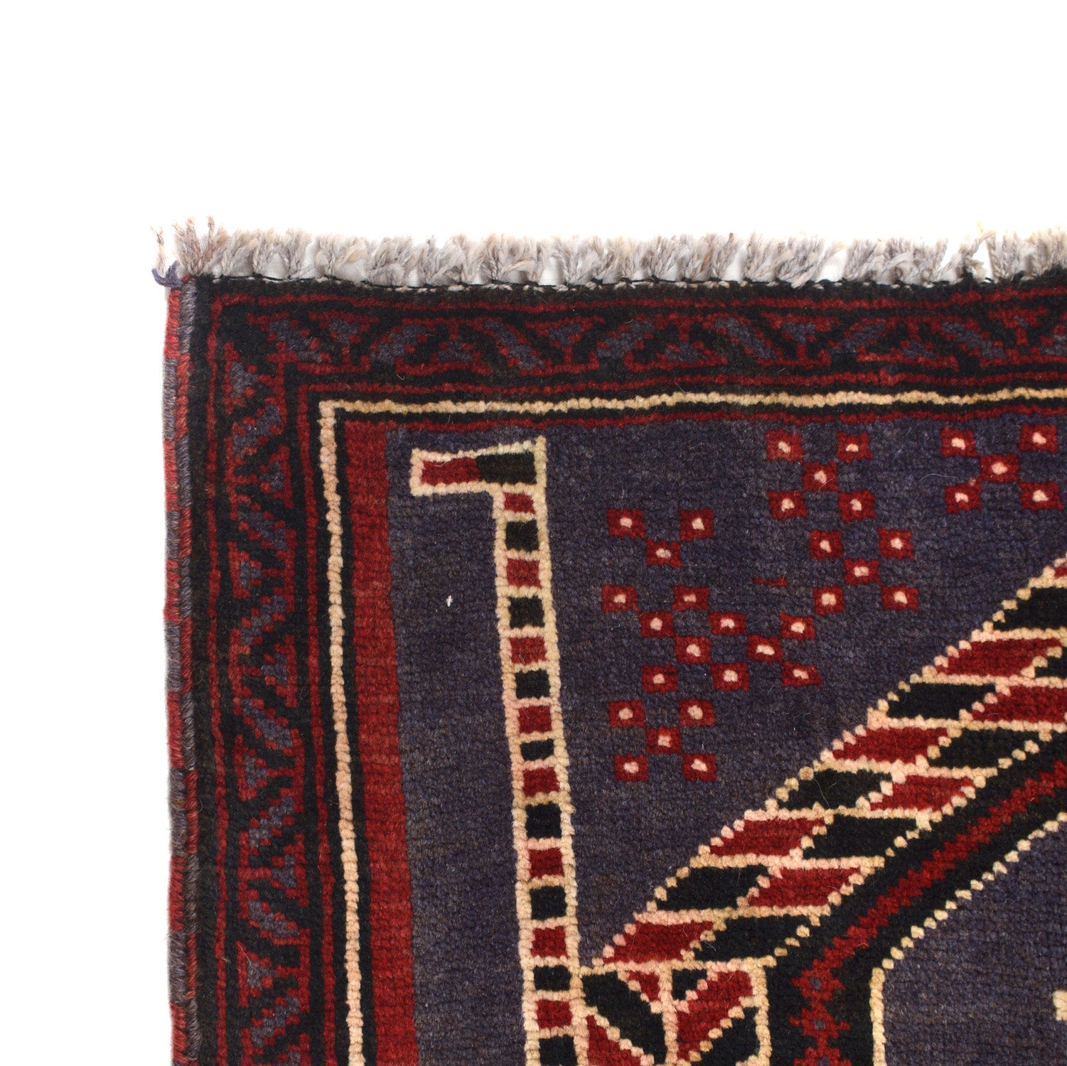 Afghan Prayer Mat Artisan Piece 4.6x2.9 ft