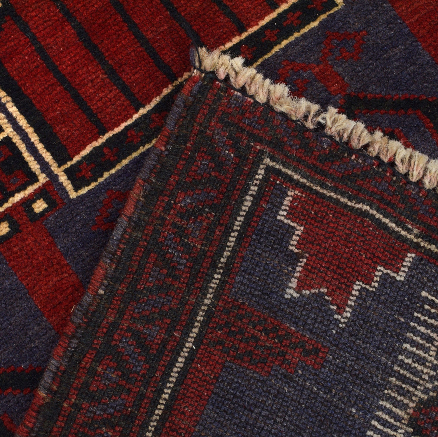 Afghan Prayer Mat Artisan Piece 4.6x2.9 ft