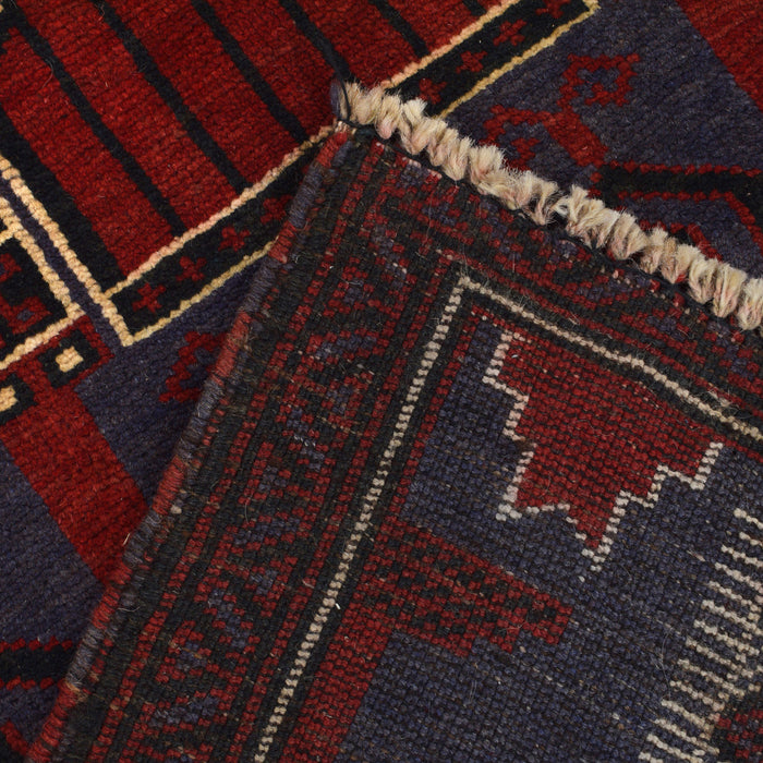 Afghan Prayer Mat Artisan Piece 4.6x2.9 ft