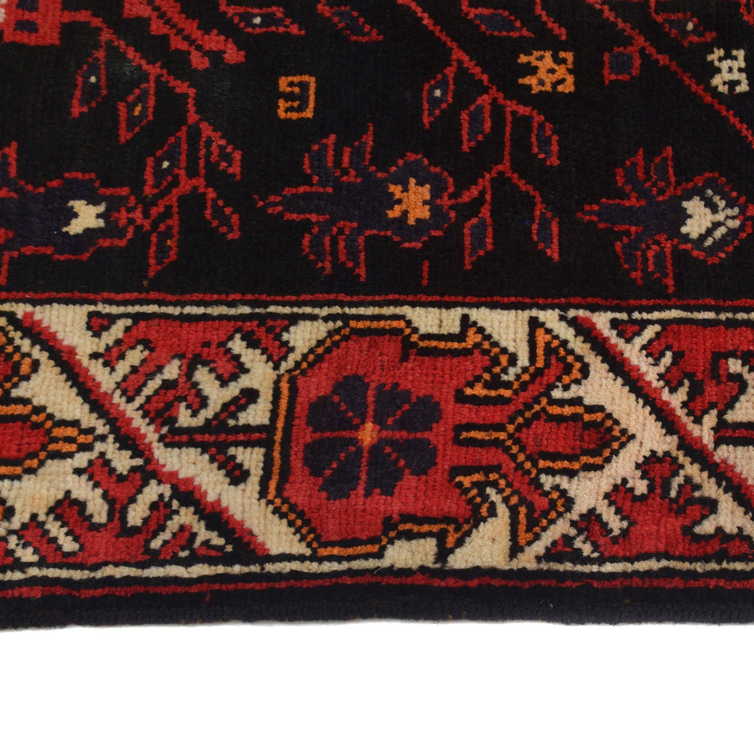 Authentic Afghan Wool Prayer Mat 5.1x2.7 ft