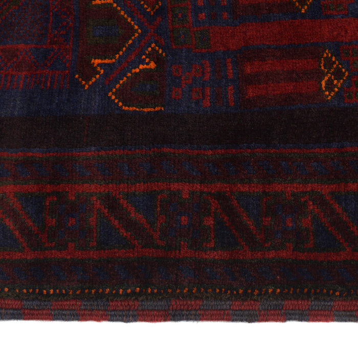 Afghan Traditional Prayer Rug Weave 4.8x3 ft