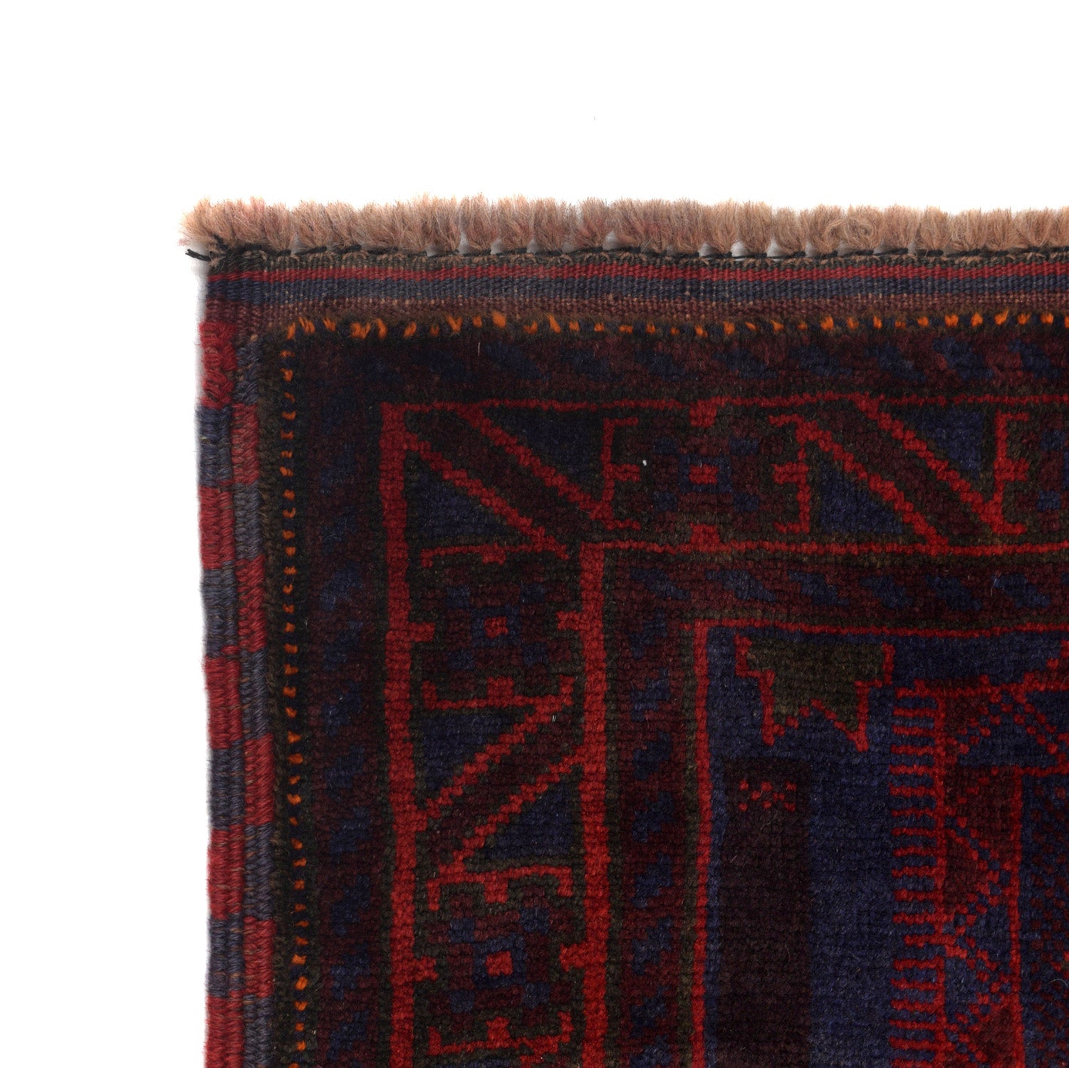 Afghan Traditional Prayer Rug Weave 4.8x3 ft