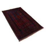 Afghan Traditional Prayer Rug Weave 4.8x3 ft