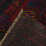 Afghan Traditional Prayer Rug Weave 4.8x3 ft