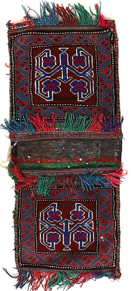 Rugs, Hand Knotted Saddle Bag, Pashtun, Hand-Knotted,