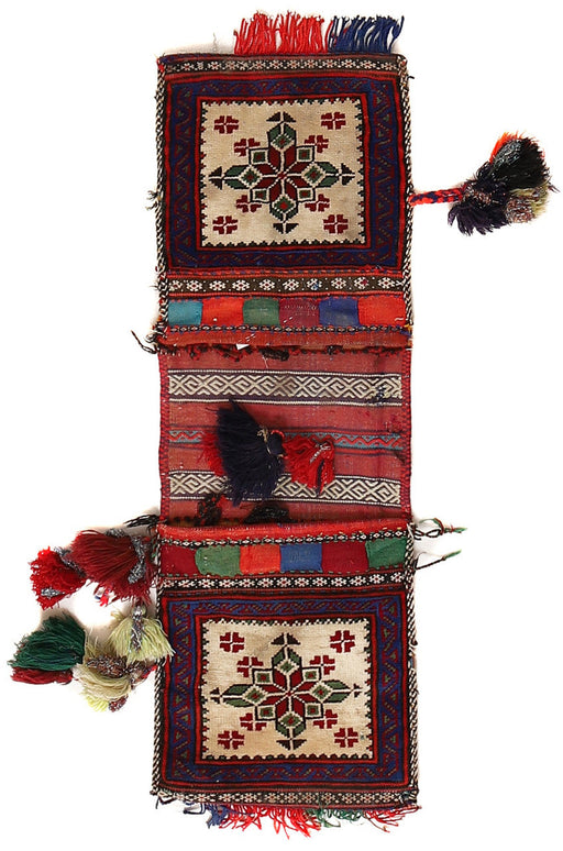 Rugs, Hand Knotted Saddle Bag, Pashtun, Hand-Knotted,