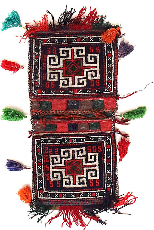 Rugs, Hand Knotted Saddle Bag, Pashtun, Hand-Knotted,