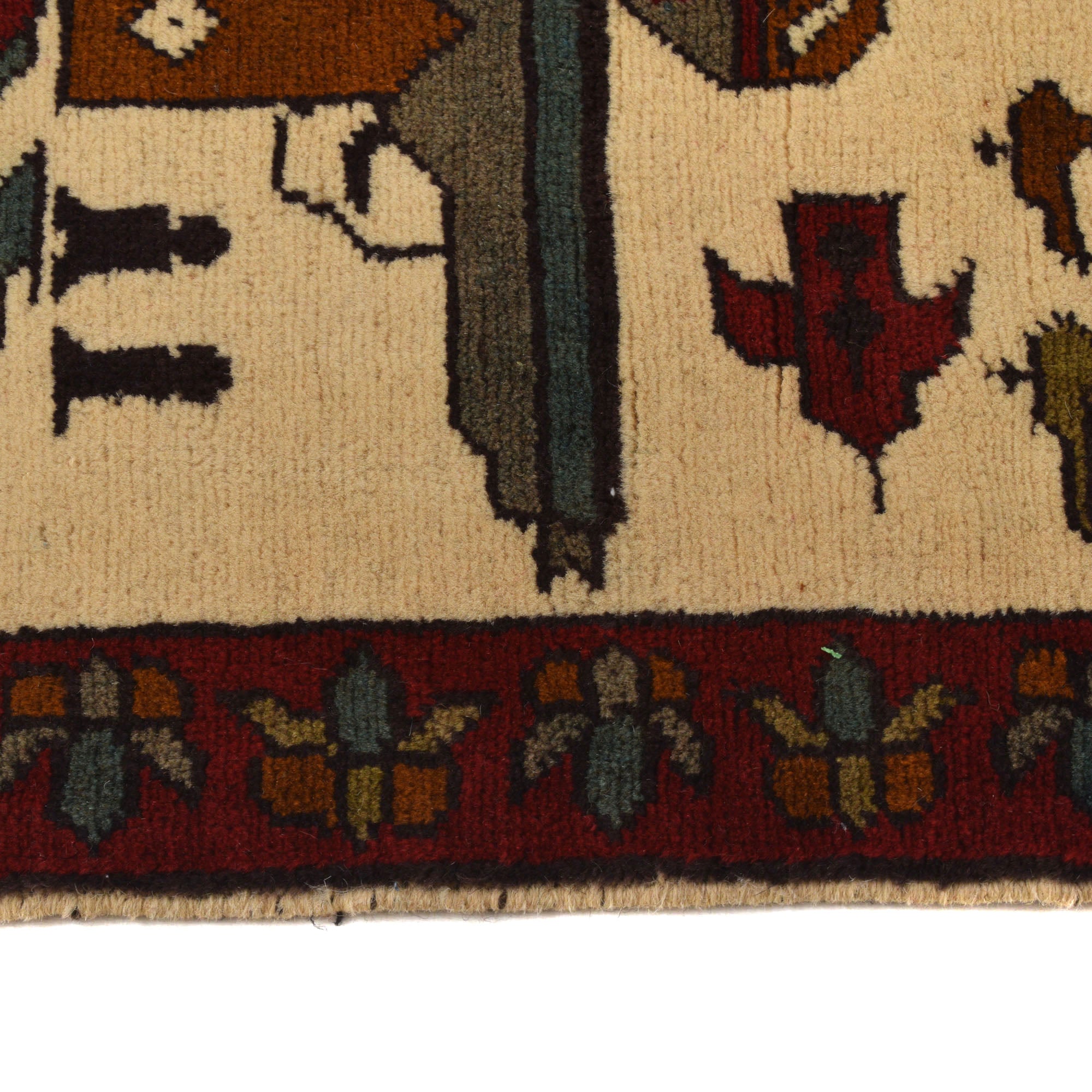 Historical Battle Weapons Scene Carpet 4x2.6 ft