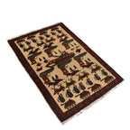 Historical Battle Weapons Scene Carpet 4x2.6 ft