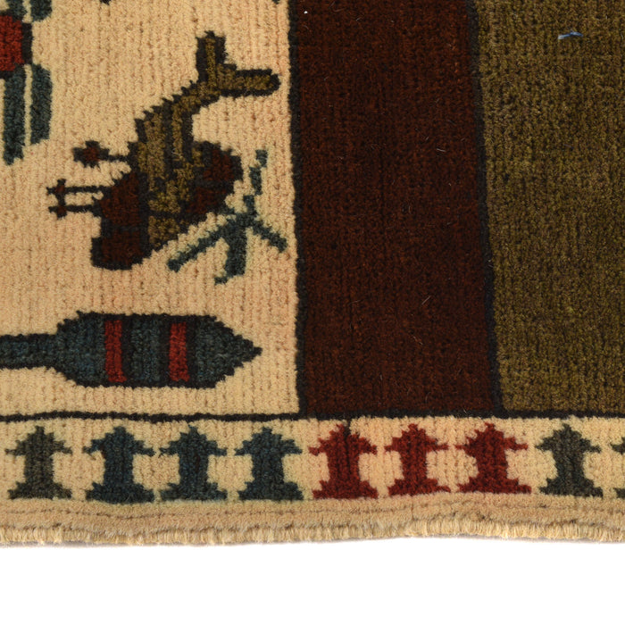 Russia & Ukraine War Cultural Carpet 3.7x2.6 ft