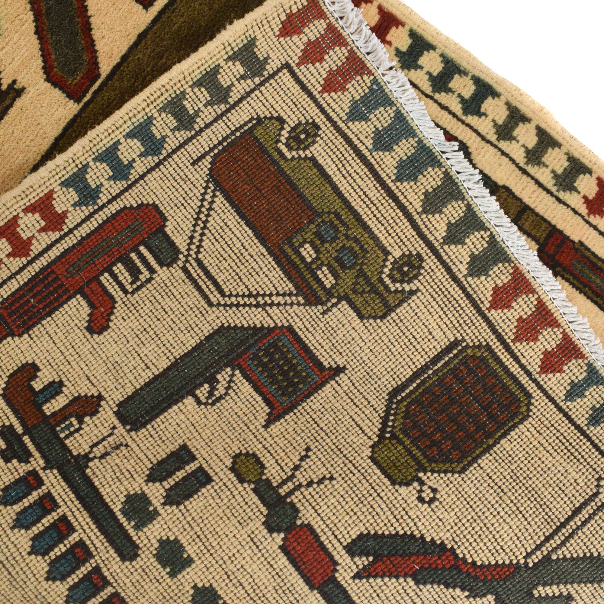 Russia & Ukraine War Cultural Carpet 3.7x2.6 ft