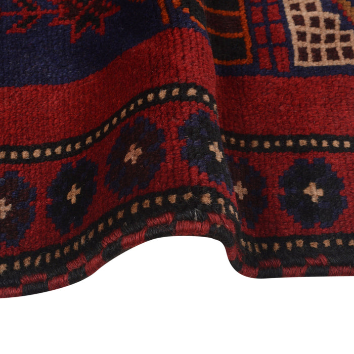 Afghan Handcrafted Wool Prayer Rug 4.5x3 ft