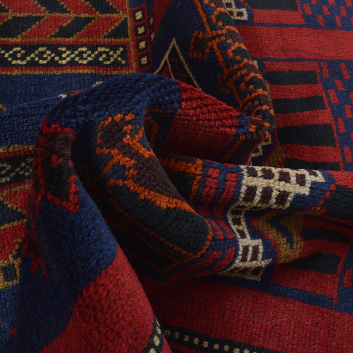 Afghan Handcrafted Wool Prayer Rug 4.5x3 ft