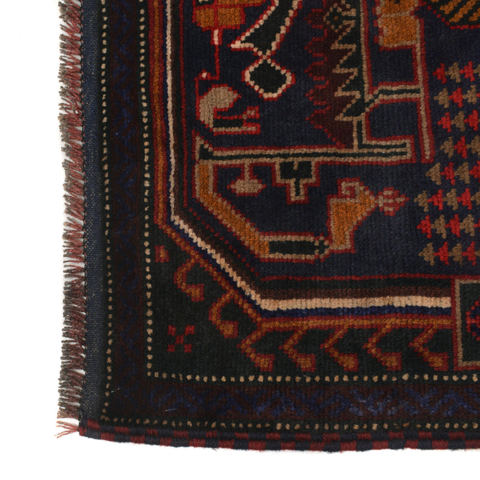 Afghan Prayer Rug Soft Weaving 5.1x3.1 ft