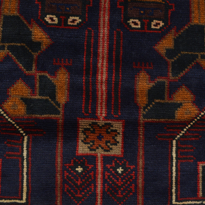 Afghan Prayer Rug Soft Weaving 5.1x3.1 ft