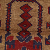 Artisan Afghan Prayer Mat Handmade 4.3x2.8 ft