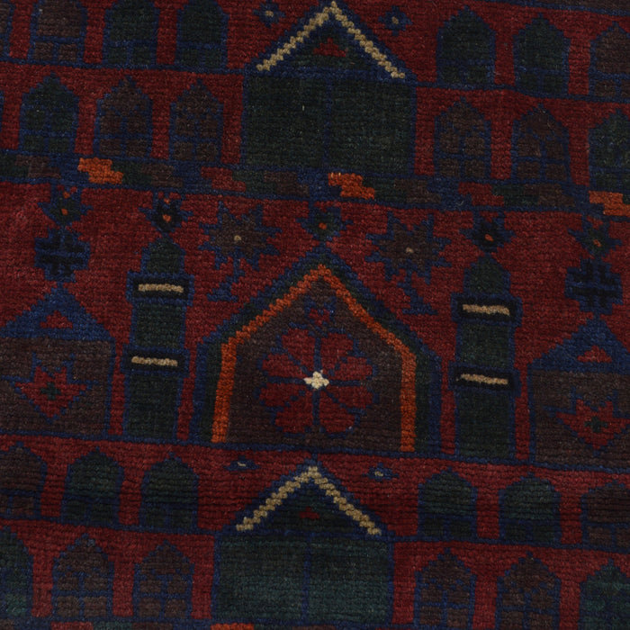 Prayer Mat Afghan Tribal Design 4.7x3 ft