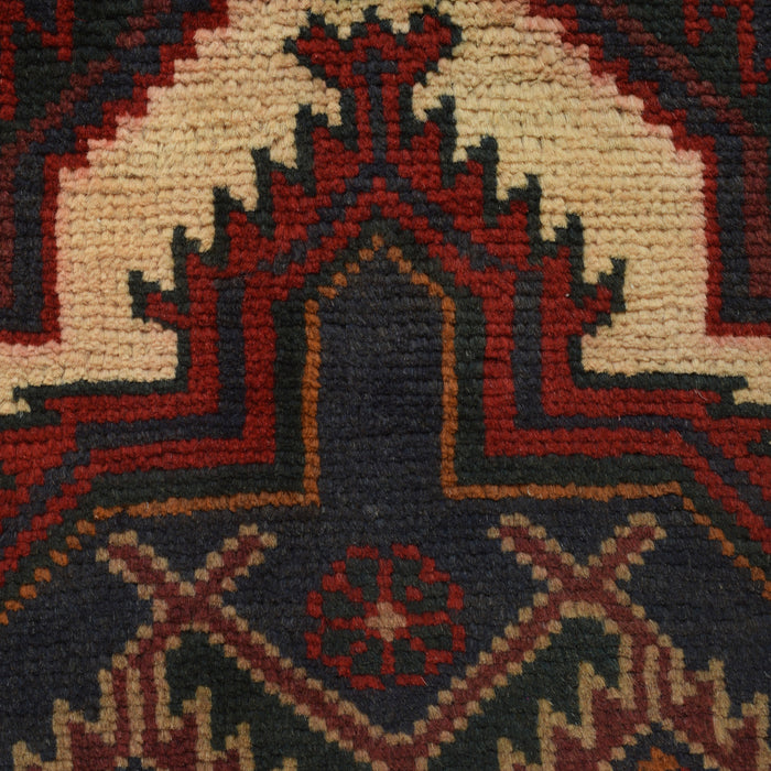 Traditional Afghan Prayer Mat Piece 4.6x2.7 ft
