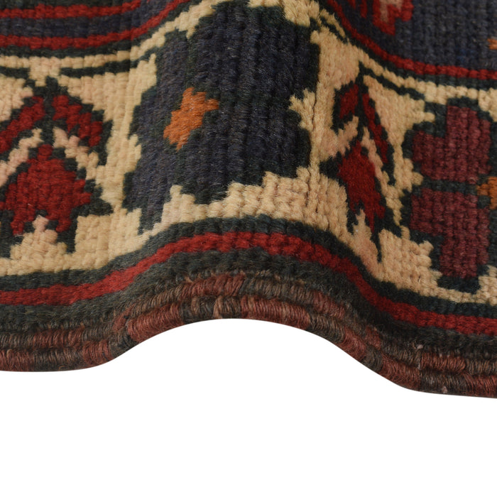 Traditional Afghan Prayer Mat Piece 4.6x2.7 ft