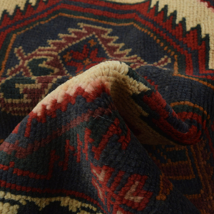 Traditional Afghan Prayer Mat Piece 4.6x2.7 ft