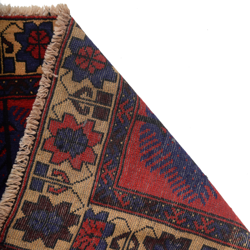 Prayer Rug Afghan Heritage Design 4.2x2.7 ft