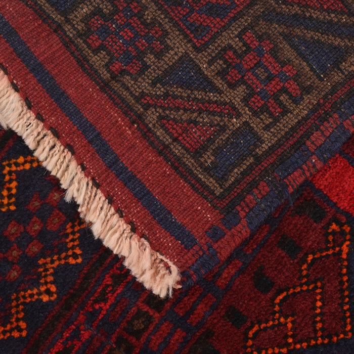 Afghan Prayer Mat Handwoven Style 4.7x3.1 ft