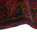 Afghan Prayer Mat Handwoven Style 4.7x3.1 ft