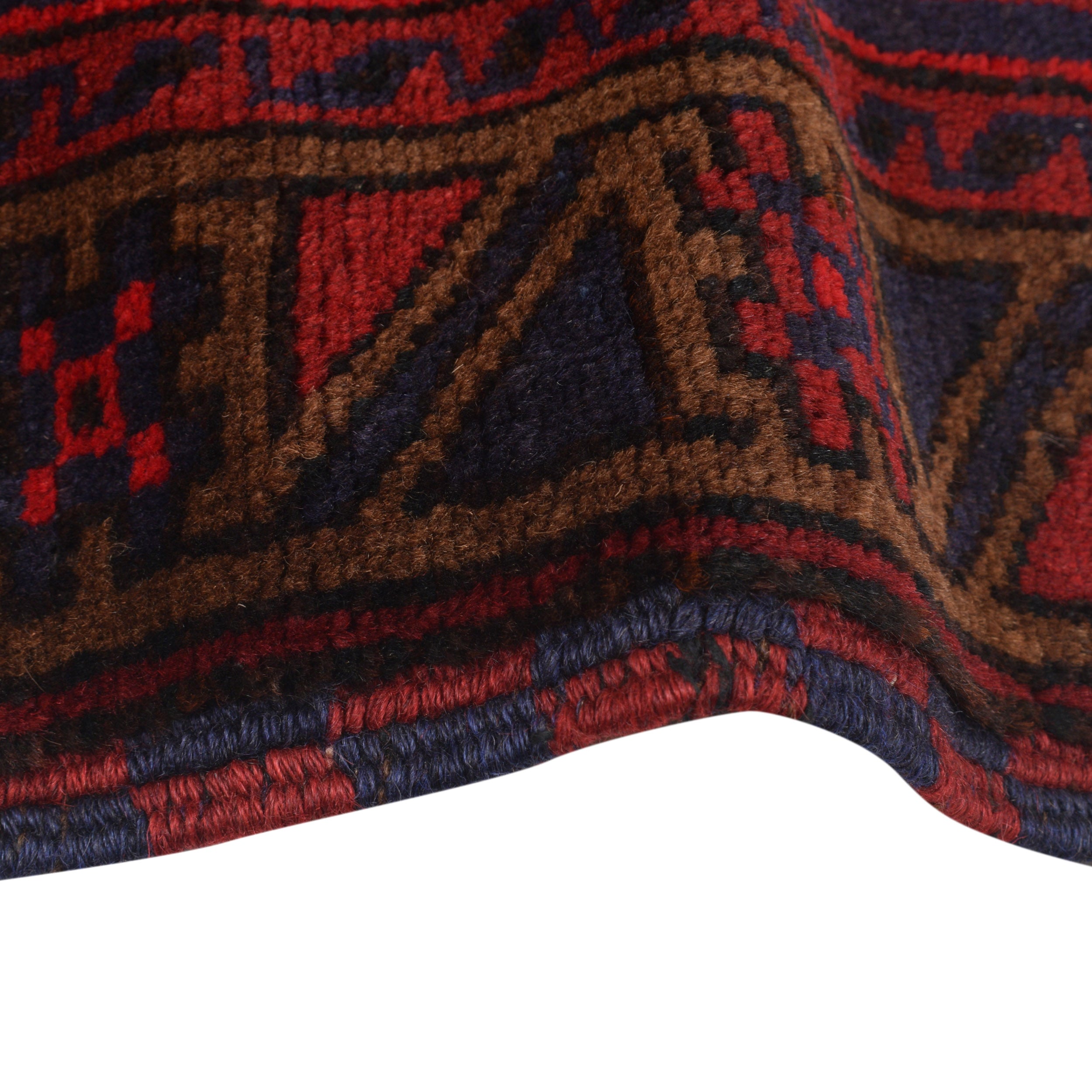 Afghan Prayer Mat Handwoven Style 4.7x3.1 ft
