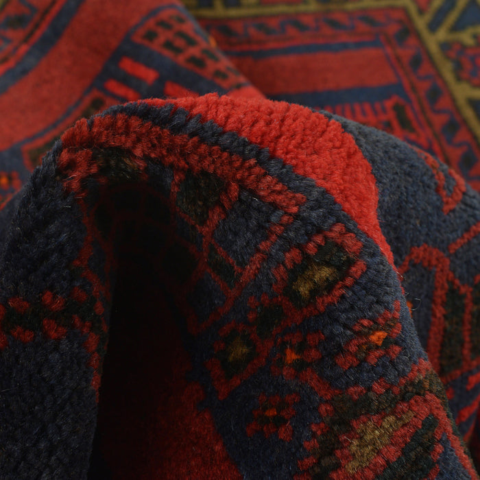 Afghan Prayer Mat Handwoven Style 4.7x3.1 ft