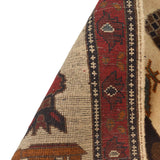 Afghan War Weapons Symbol Carpet 3.9x2.7 ft