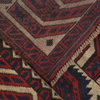 Handmade Afghan Rug Prayer Mat 4.7x2.7 ft